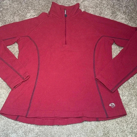 Mountain Hardwear 1/4 Zip Fleece Base or Second Layer Jacket - EUC Sz M. J - Picture 1 of 6